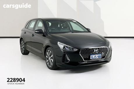 Black 2017 Hyundai I30 Hatchback Elite