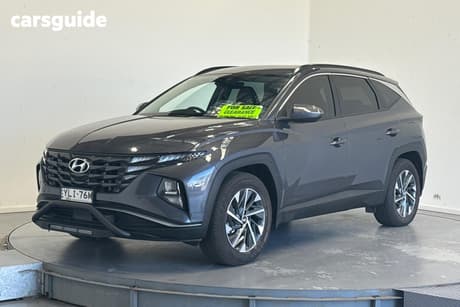 Grey 2024 Hyundai Tucson Wagon Elite (Awd)