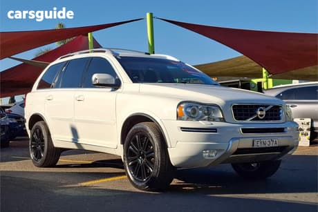 White 2014 Volvo XC90 Wagon D5 Executive