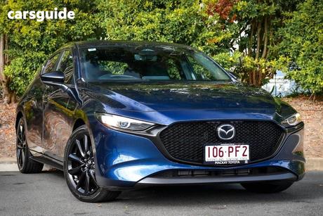 Blue 2024 Mazda 3 Hatchback G25 Evolve Sp