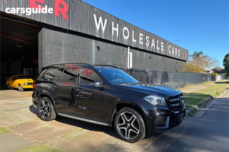 Black 2016 Mercedes-Benz GLS500 Wagon 4Matic