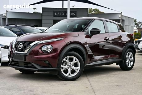 Red 2021 Nissan Juke Hatchback St+