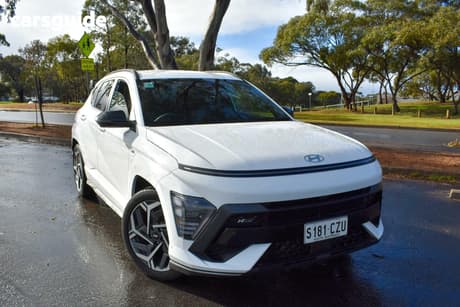 White 2024 Hyundai Kona Wagon Premium N Line