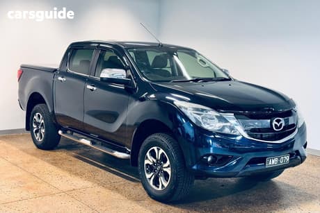Blue 2017 Mazda BT-50 Dual Cab Utility Gt (4X4)