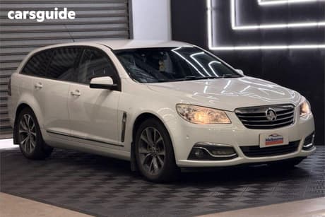 White 2014 Holden Calais Sportswagon