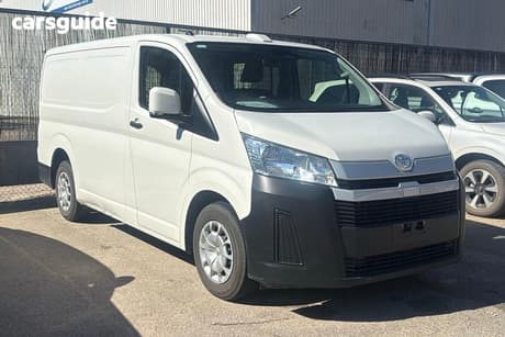 White 2022 Toyota HiAce Van Lwb