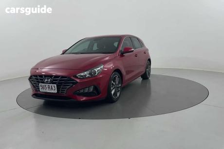 Red 2021 Hyundai I30 Hatchback Active