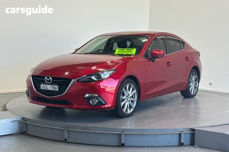 Red 2016 Mazda 3 Sedan Sp25 Gt