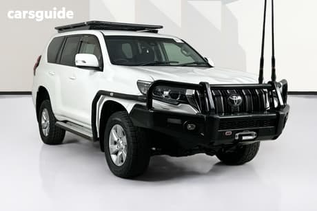 White 2020 Toyota Landcruiser Prado Wagon Gxl