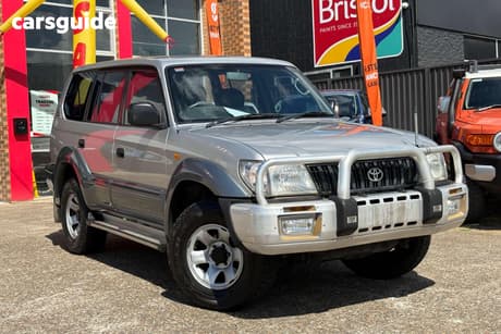 Silver 2002 Toyota Landcruiser Prado SUV GXL 4X4