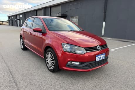 Red 2015 Volkswagen Polo Hatchback 66 Tsi Trendline