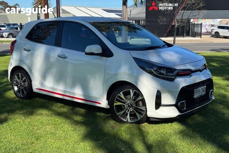 White 2022 Kia Picanto Hatchback Gt-Line (Pe)