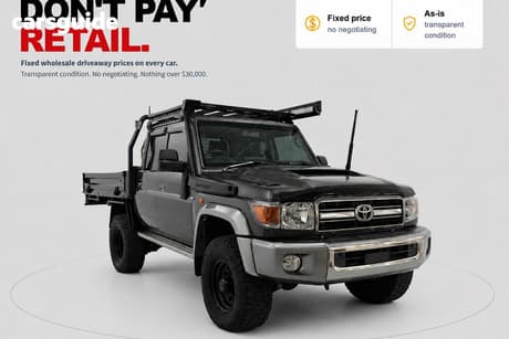 Grey 2020 Toyota Landcruiser Double Cab Chassis Gxl