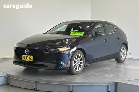 Blue 2025 Mazda 3 Hatchback G20 Pure