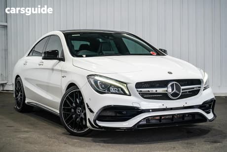 White 2018 Mercedes-Benz CLA45 Wagon 4Matic Shooting Brake