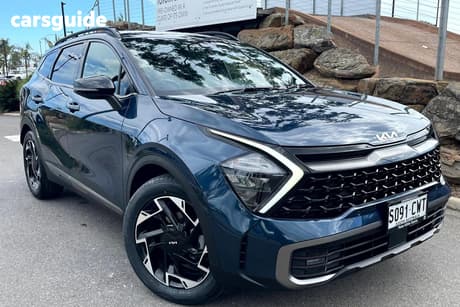Blue 2023 Kia Sportage Wagon Sx+ (Fwd)