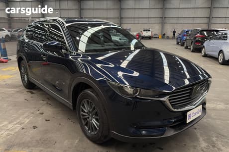 Blue 2021 Mazda CX-8 Wagon Touring (Fwd)