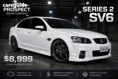 White 2011 Holden Commodore Sedan Sv6