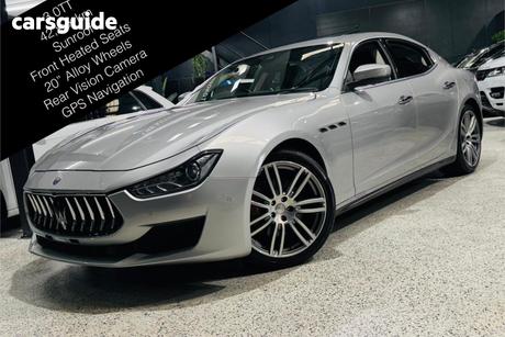 Silver 2018 Maserati Ghibli Sedan