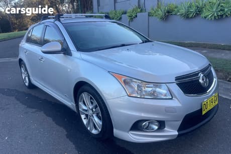 Silver 2014 Holden Cruze Hatchback Sri Z-Series