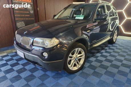 Blue 2010 BMW X3 SUV XDRIVE 20D LIFESTYLE E83 MY09