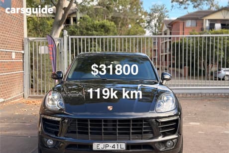 Black 2014 Porsche Macan Wagon S Diesel