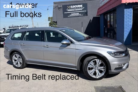 Beige 2016 Volkswagen Passat Wagon Alltrack 140 Tdi
