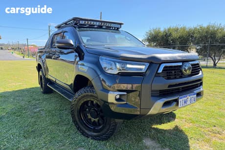 Black 2021 Toyota Hilux Double Cab Pick Up Rogue (4X4)