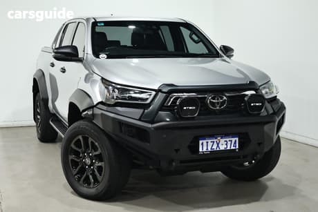Silver 2025 Toyota Hilux Double Cab Pick Up Rogue 48V (4X4)