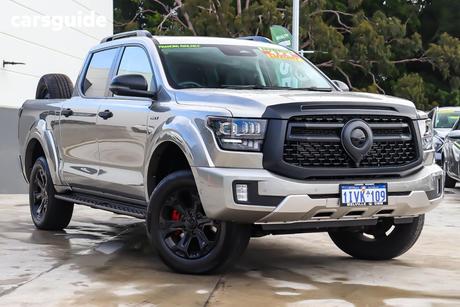 Silver 2025 GWM Cannon Alpha Dual Cab Utility Ultra Phev (4X4)