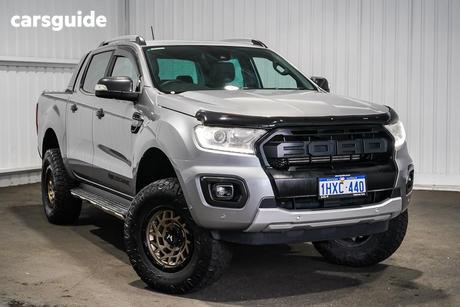 Silver 2019 Ford Ranger Double Cab Pick Up Wildtrak 3.2 (4X4)