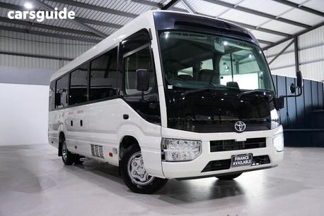 White 2025 Toyota Coaster OtherCar DELUXE