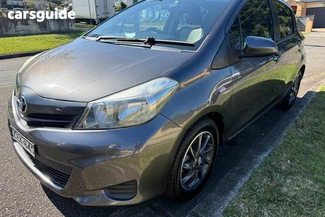 Grey 2012 Toyota Yaris Hatchback Yrs