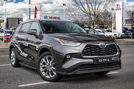 Grey 2022 Toyota Kluger Wagon Grande Hybrid Awd