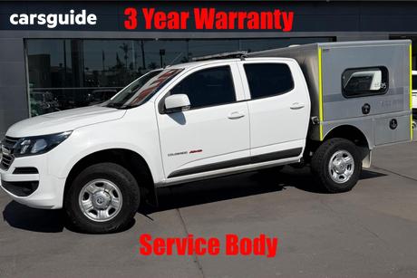 White 2019 Holden Colorado Crew Cab Chassis Ls (4X4) (5Yr)