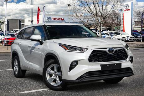 White 2025 Toyota Kluger Wagon Gx Hybrid Awd
