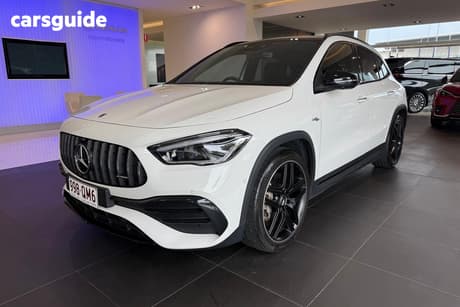 White 2023 Mercedes-Benz GLA35 Wagon 4Matic