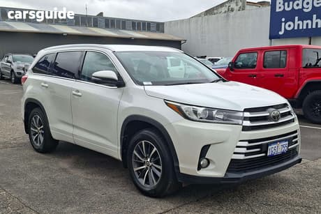 White 2018 Toyota Kluger Wagon Gxl (4X4)