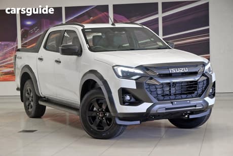 White 2026 Isuzu D-MAX Crew Cab Utility X-Terrain (4X4)