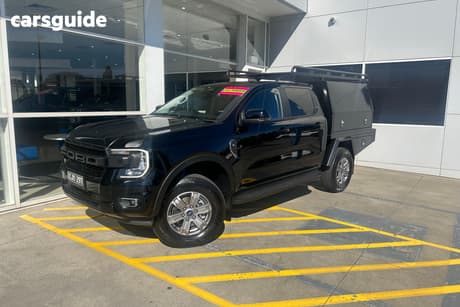 Black 2022 Ford Ranger Double Cab Chassis Xlt 3.0 (4X4)