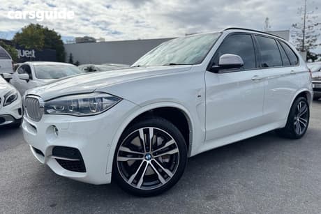White 2016 BMW X5 Wagon M50D