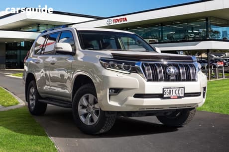 White 2019 Toyota Landcruiser Prado Wagon Gxl (4X4)