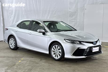 Silver 2023 Toyota Camry Sedan Ascent Hybrid