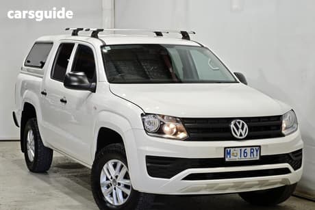 White 2021 Volkswagen Amarok Dual Cab Utility Tdi420 Core 4Motion