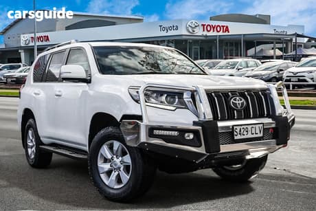 White 2021 Toyota Landcruiser Prado Wagon Gxl