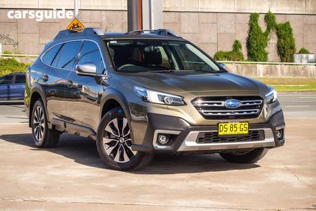 Green 2023 Subaru Outback Wagon Awd Touring Xt