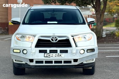 White 2016 Toyota Kluger Wagon Gx (4X2)