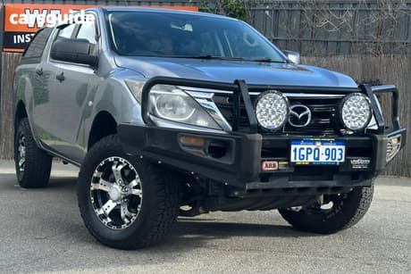 Silver 2018 Mazda BT-50 Dual Cab Utility Xt (4X4)