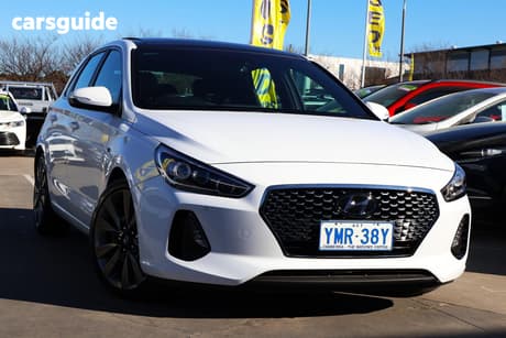 White 2018 Hyundai I30 Hatchback Sr Premium