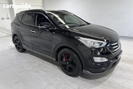 Black 2015 Hyundai Santa FE Wagon Sr Crdi (4X4)